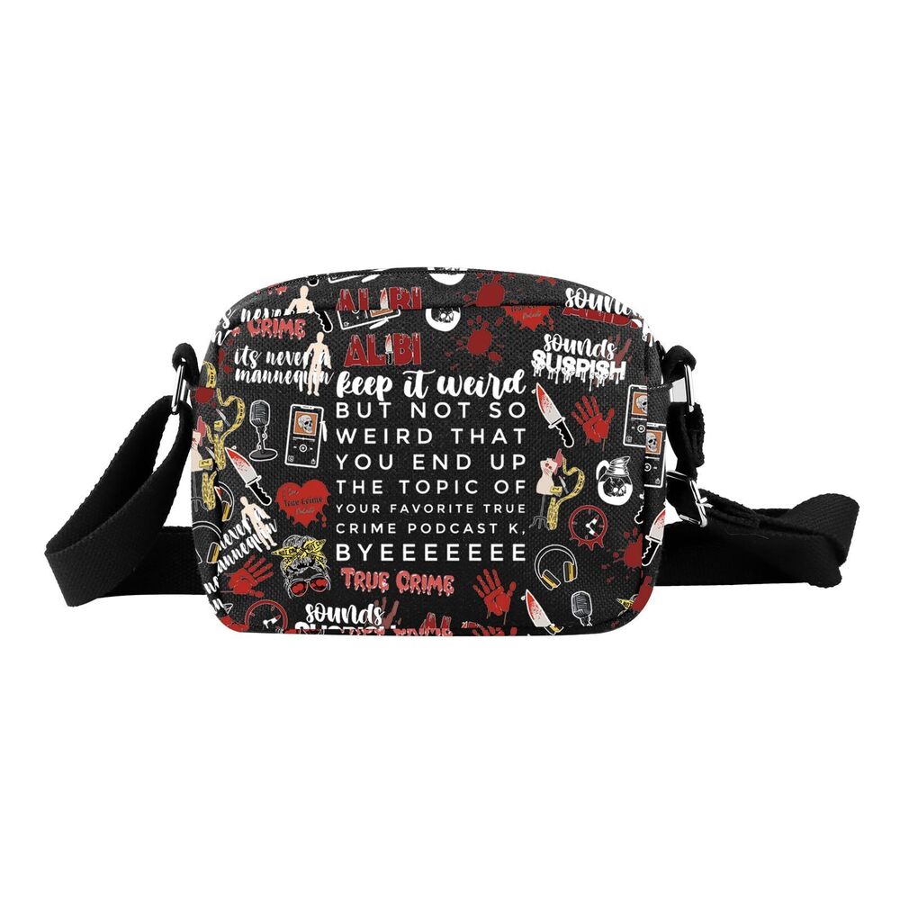 5329 Morbid Crime Inspired Gift True Crime Club Crossbody Bag True Crime
